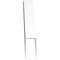 Ekena Millwork 5 1/2-in. W x 32-in. D x 32-in. H Traditional Architectural Grade PVC Knee Brace BRCP055X32X32TRA - alternate 5